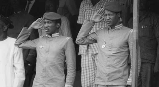 Thomas Sankara et Blaise Compaoré. thomassankara.net